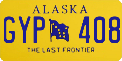 AK license plate GYP408