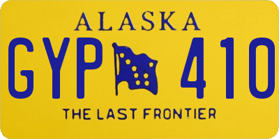 AK license plate GYP410