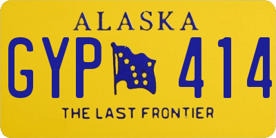 AK license plate GYP414