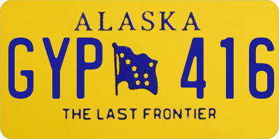 AK license plate GYP416