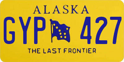 AK license plate GYP427