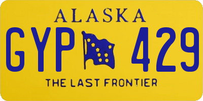 AK license plate GYP429