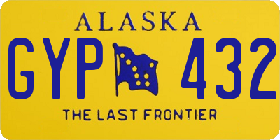 AK license plate GYP432