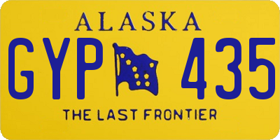 AK license plate GYP435