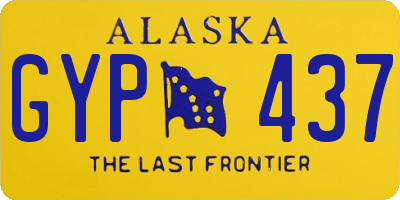 AK license plate GYP437