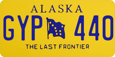 AK license plate GYP440