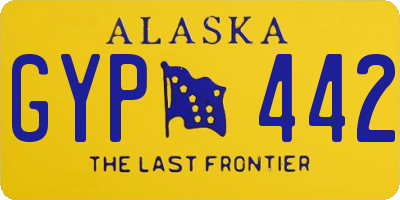 AK license plate GYP442