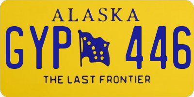 AK license plate GYP446