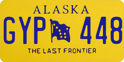 AK license plate GYP448