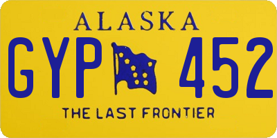 AK license plate GYP452