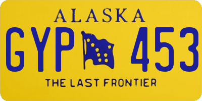 AK license plate GYP453