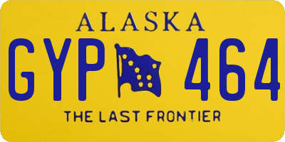 AK license plate GYP464