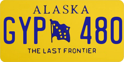 AK license plate GYP480
