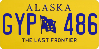 AK license plate GYP486