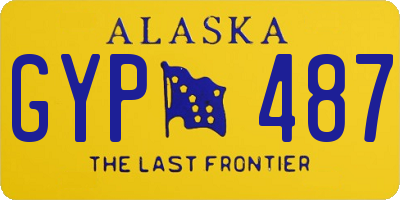 AK license plate GYP487