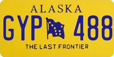 AK license plate GYP488