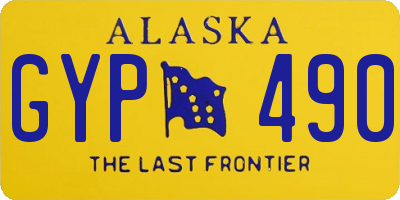 AK license plate GYP490