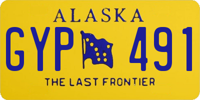 AK license plate GYP491