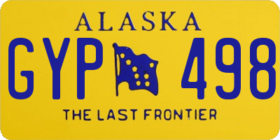AK license plate GYP498