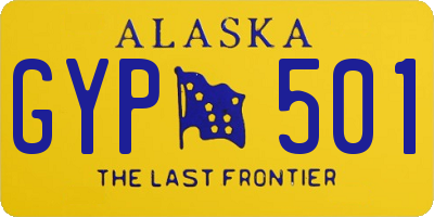 AK license plate GYP501