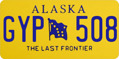 AK license plate GYP508