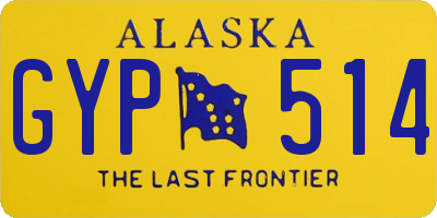 AK license plate GYP514