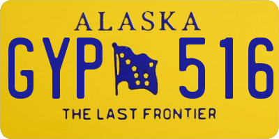 AK license plate GYP516