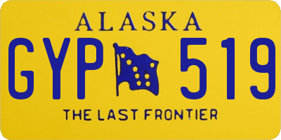 AK license plate GYP519