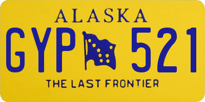 AK license plate GYP521