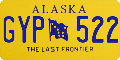 AK license plate GYP522