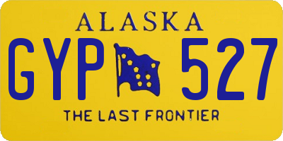 AK license plate GYP527