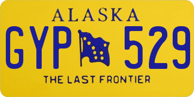 AK license plate GYP529