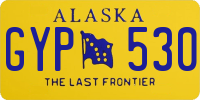 AK license plate GYP530