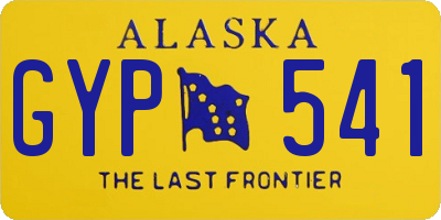 AK license plate GYP541