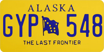 AK license plate GYP548