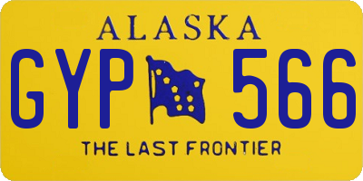 AK license plate GYP566
