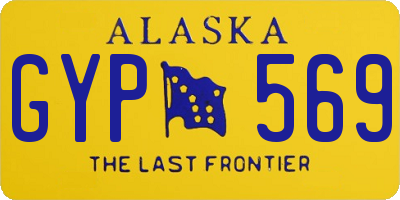 AK license plate GYP569