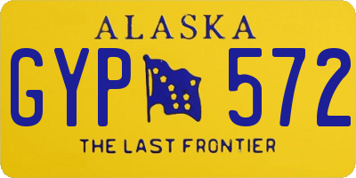 AK license plate GYP572