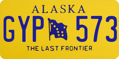 AK license plate GYP573