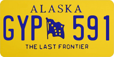 AK license plate GYP591