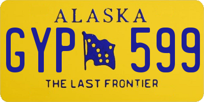 AK license plate GYP599