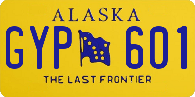 AK license plate GYP601