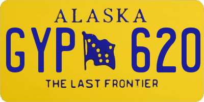 AK license plate GYP620