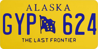 AK license plate GYP624