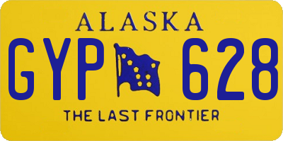 AK license plate GYP628