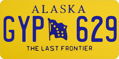 AK license plate GYP629