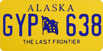 AK license plate GYP638