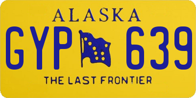 AK license plate GYP639