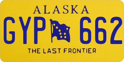 AK license plate GYP662