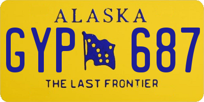 AK license plate GYP687